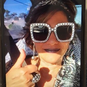 🌟 Sparkling Sunglasses oversized square